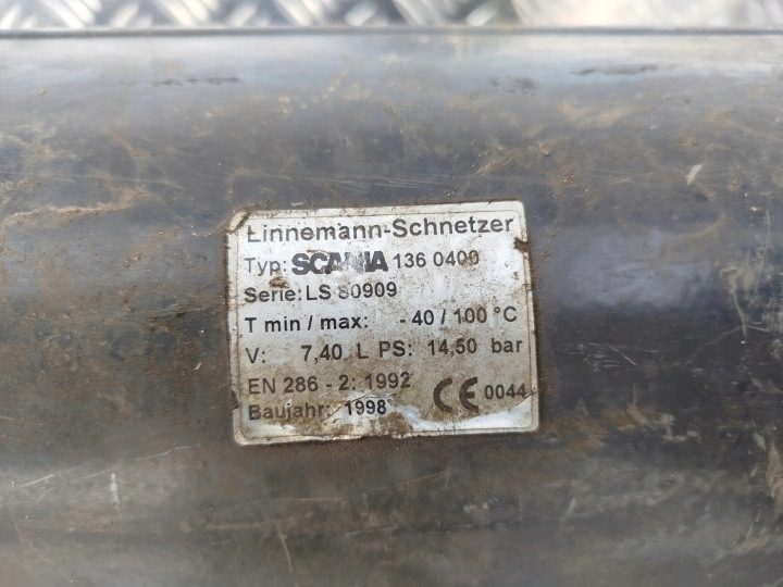 Бак Ресивер 7,40 л Scania 4 R 1360400, фото 4