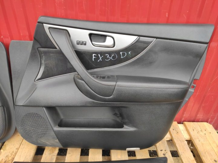 Infiniti FX30D салон сиденье диван обшивки комплект кожа в хорошем состоянии, фото 10
