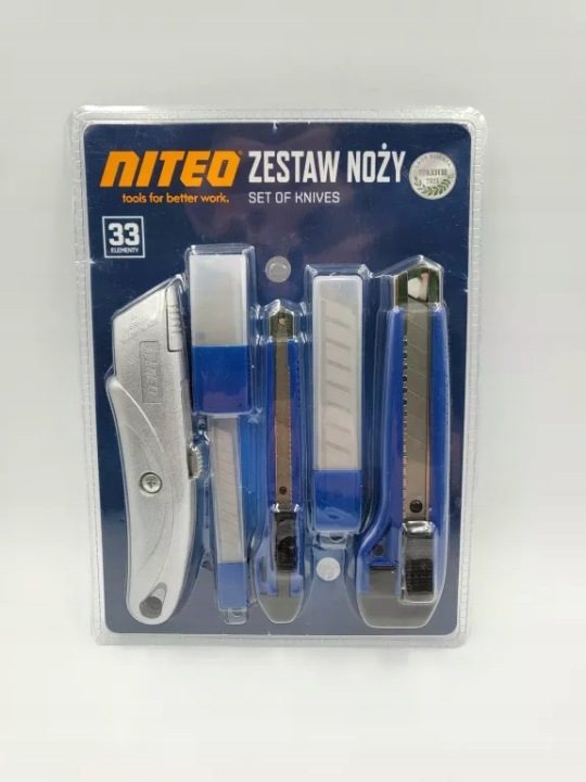 КОМПЛЕКТ NOŻY NITEO TOOLS 33 ЭЛЕМЕНТЫ, фото 1