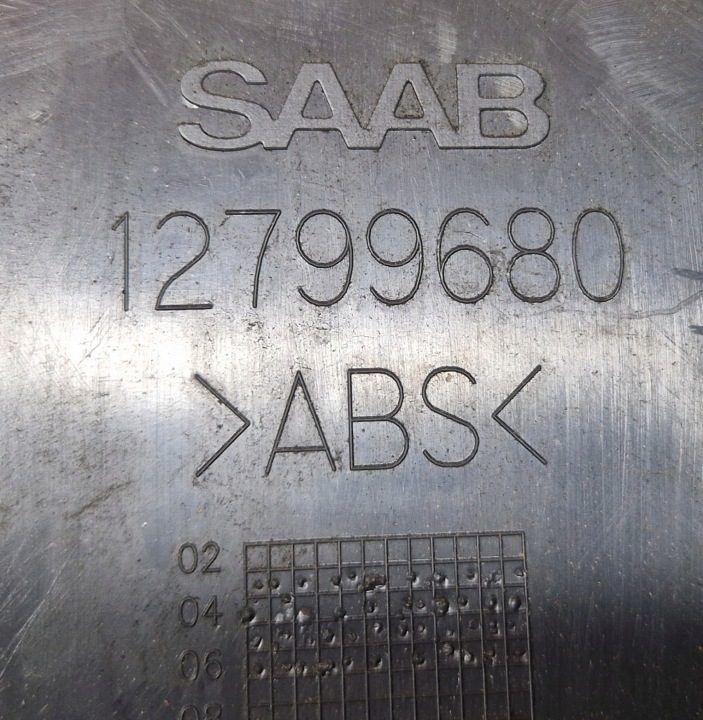 Saab 93 9-3 02-11 защита задняя центральной консоли центральной 12799680, фото 4