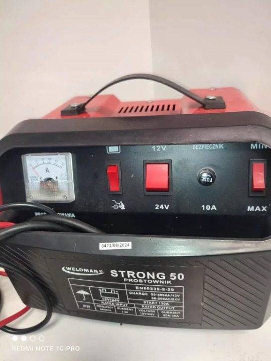 Weldman зарядное устройство с функцией пуска 12V/24V Grand 80, фото 1