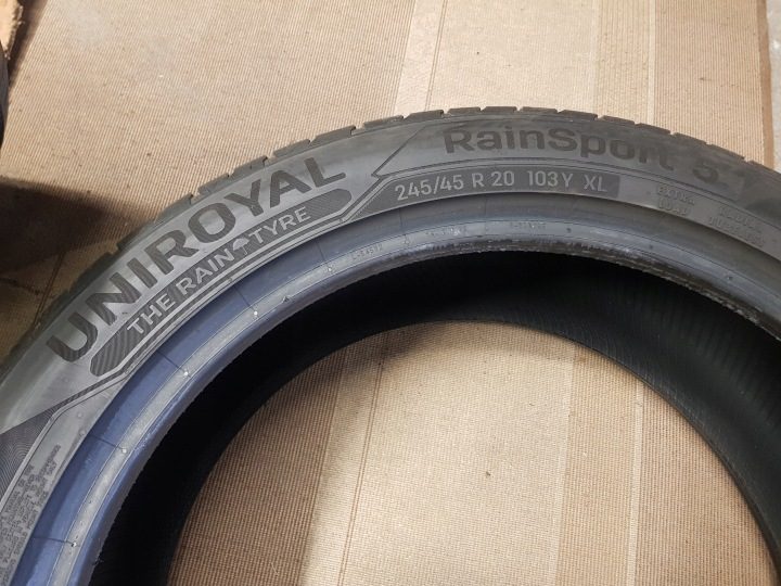 2× Шина летняя Uniroyal RainSport 5 245/45R20 103 Y защита диска, усилитель (XL), фото 4