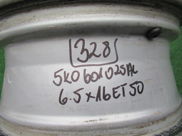 Литой диск Volkswagen OE 5K0601025AL 6.5" x 16" 5x112 ET 50, фото 5