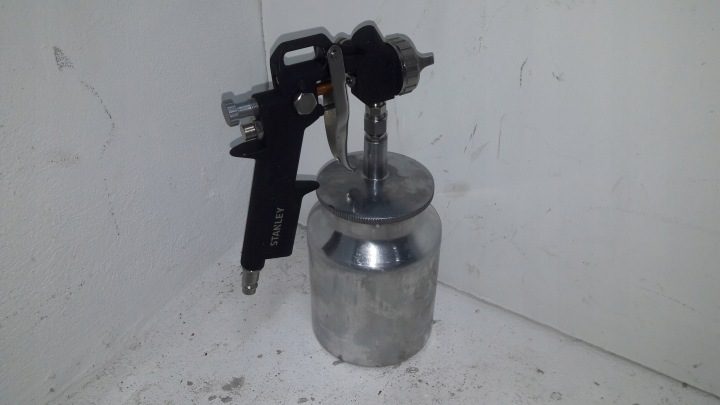 Пистолет покрасочный Stanley 151093XSTN нижний металлический бак 1L,, фото 3