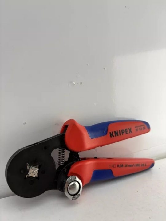 ОБЖИМНЫЕ КЛЕЩИ ДЛЯ TULEJEK KABLOWYCH 0,08-16MM² 180 мм 97 53 14 KNIPEX, фото 3