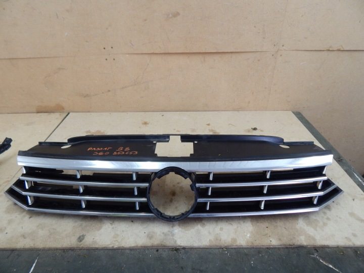 РЕШЕТКА РАДИАТОРА БАМПЕРА ПЕРЕДНЯЯ VW PASSAT B8 3G0853653 ОРИГИНАЛ ЕВРОПА, фото 1