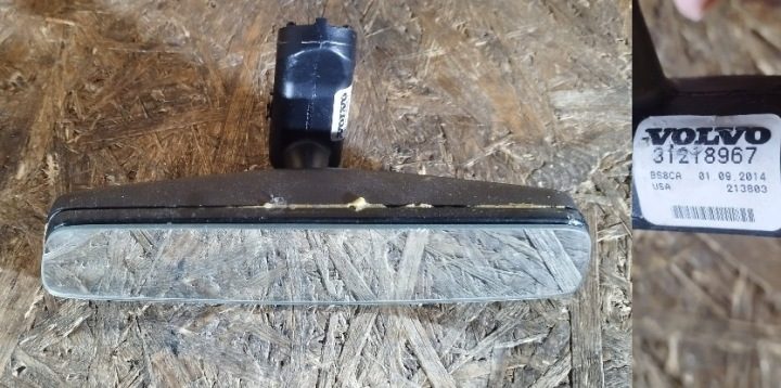 ЗЕРКАЛО САЛОНА VOLVO V40 II S60 II V60 XC60 31218967 ГАРАНТИЯ, фото 1