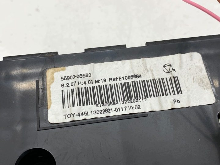 ПАНЕЛЬ УПРАВЛЕНИЯ ОБДУВА TOYOTA AVENSIS T27 55900-05520 Универсал 09-18, фото 3
