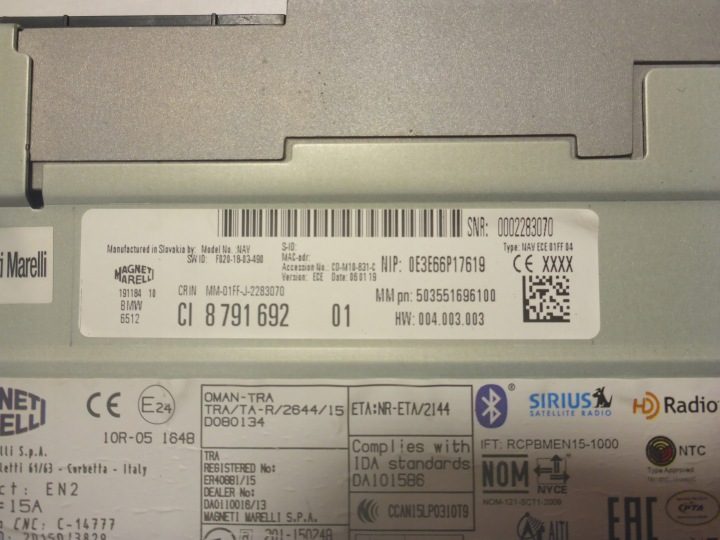 МАГНИТОЛА CD НАВИГАЦИЯ BMW F31 320D 2.0D 8791692, фото 3