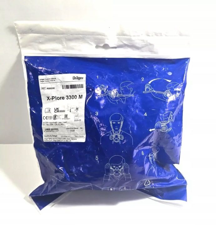Капот Dräger X-Plore 3300 полумаска, фото 2