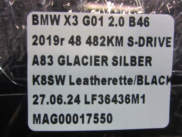 BMW X3 G01 X4 G02 ДЕФЛЕКТОР ОБДУВА СРЕДНИЙ 9363444 51456820690 64229363444, фото 12