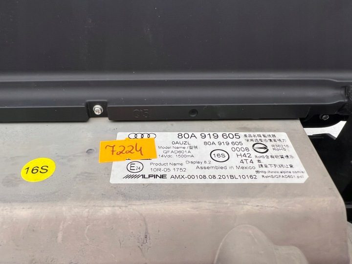 ДИСПЛЕЙ МОНИТОР MMI AUDI Q5 FY 80A 80A919605, фото 5