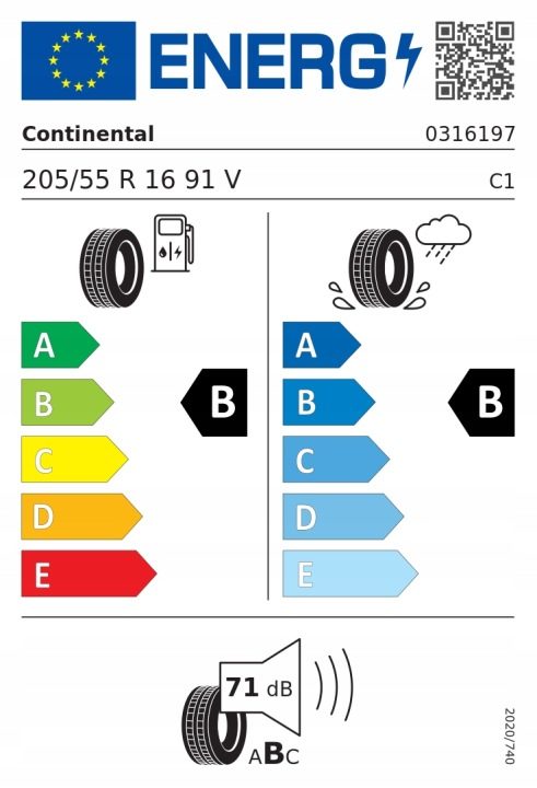 4× Шина летняя Continental ContiEcoContact 5 205/55R16 91 В MO - Mercedes-Benz, фото 5
