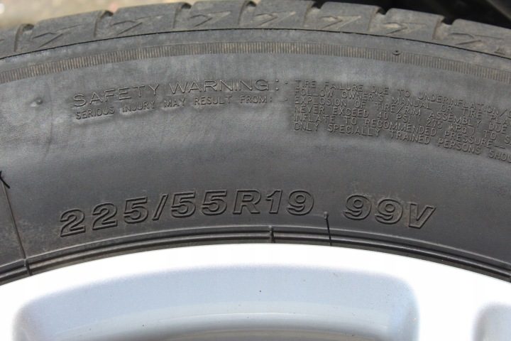 4× Шина летняя Bridgestone Turanza T005 225/55R19 99 В, фото 8
