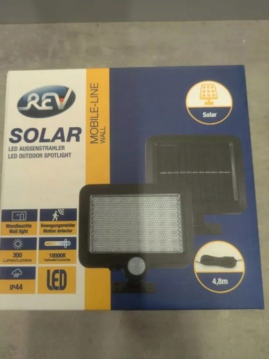 Прожектор солнечный LED 3W с датчиком движения и света, фото 1