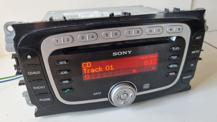 Магнитола mp3 Sony Ford Focus mk2 c-Max s-Max Galaxy Mondeo mk4, фото 3