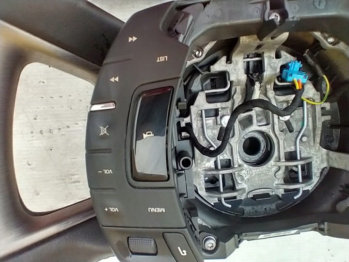 Citroen C5 III X7 07- руль кожа мультифункциональная 609435700 хорошая, фото 7