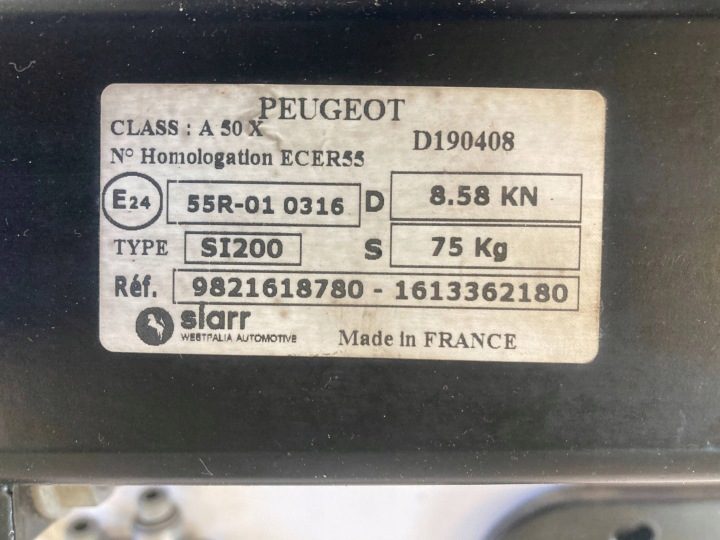 Peugeot 308 2019 T9 Крюк съемный 9821618780, фото 4