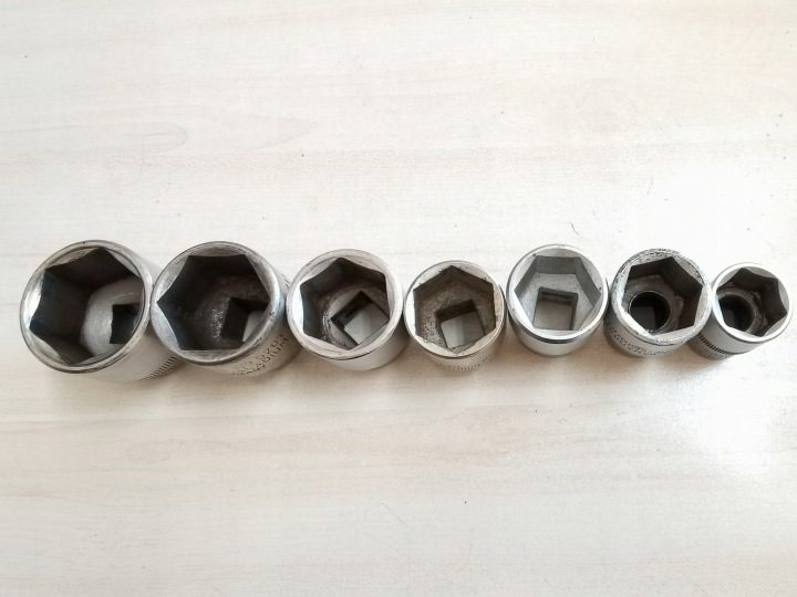 Набор головок 1/2" 6-kątnych 18-30mm GERMANY, фото 4