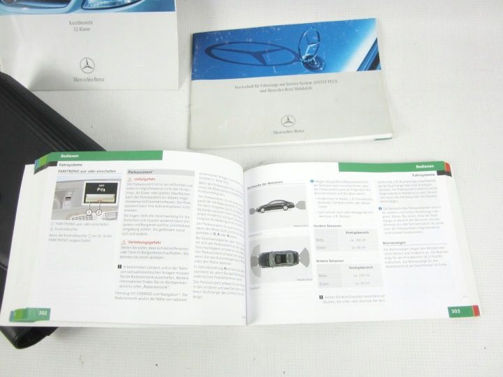 Инструкция по эксплуатации папка чехол Mercedes CL W216 C216 A2165847381, фото 4