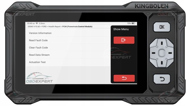 Тестер сканер интерфейс диагностический OBD2 Kingbolen S608 aktualizacje PL, фото 10
