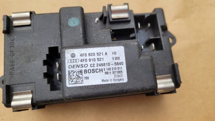 РЕЗИСТОР ПЕЧКИ AUDI A6 C6 4F0820521A БЛОК УПРАВЛЕНИЯ ОБДУВА, фото 4