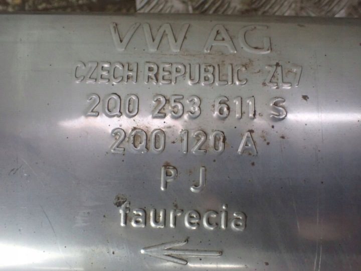 Глушитель Skoda Kamiq 2Q0253211AF 30474052 1.0L 81 квт 2024, фото 5