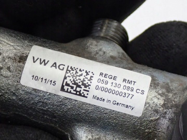 Топливная рампа датчик 059130089CS Audi A5 II F5 A4 B9 8W 3.0 TDI CSW 16 г., фото 4