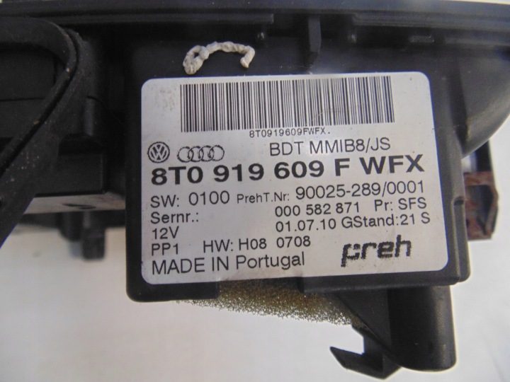 ПАНЕЛЬ УПРАВЛЕНИЯ РАМКА MMI AUDI A4 B8 8T0919609F ЛЕГАЛЬНАЯ, фото 5