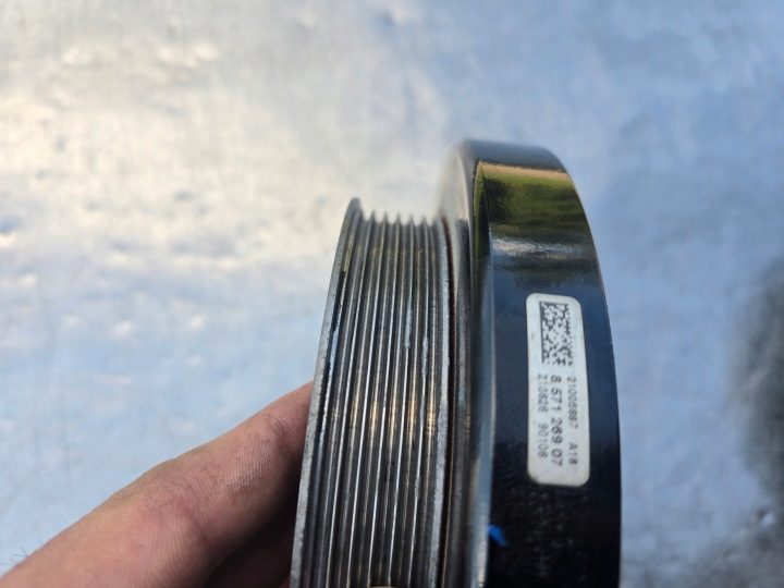 BMW G20 G30 G11 G05 B57 ШКИВ ГАСИТЕЛЬ КОЛЕБАНИЙ 8571269 4,0D, фото 3