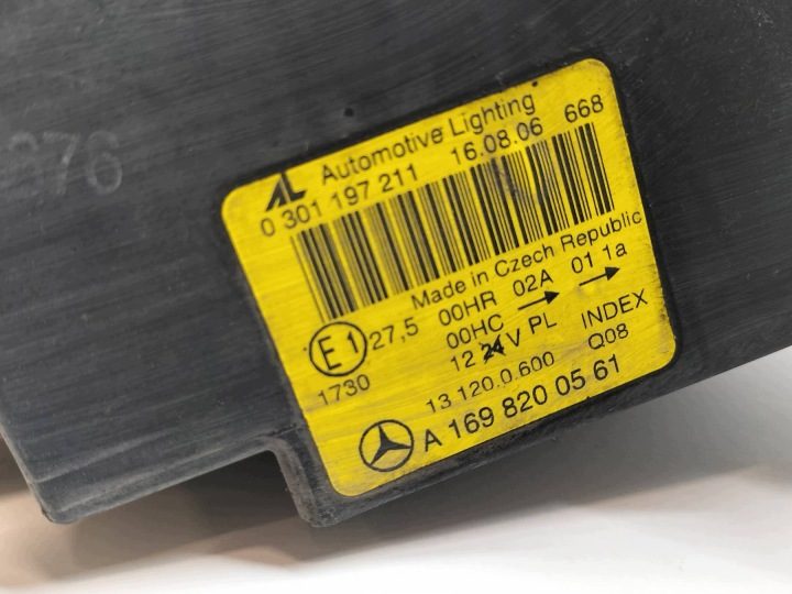 ФАРА ПЕРЕДНЯЯ ЛЕВАЯ EU A1698200561 Mercedes-Benz A-класс II (2004-2012) W169, фото 4