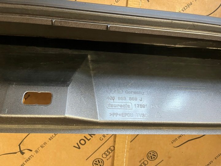 Audi A7 C7 4G8 S Line рестайлинг накладка порога левая оригинал LX7P 4G8853859J 17 г., фото 7