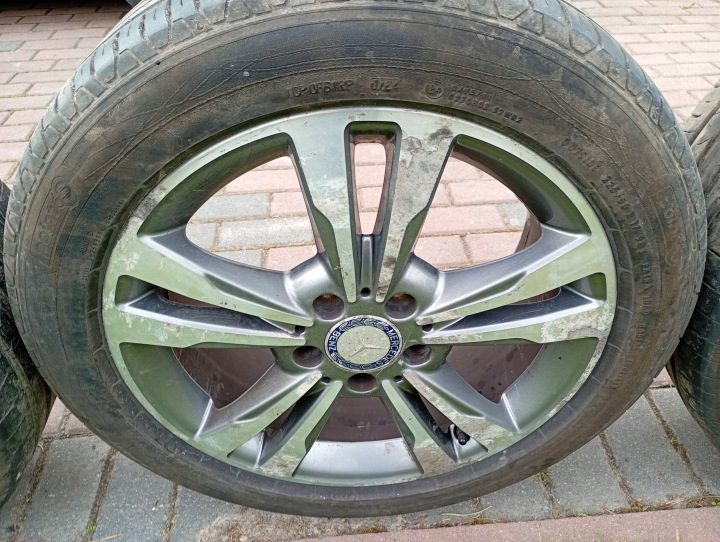 ОРИГИНАЛЬНЫЕ ЛИТЫЕ ДИСКИ MERCEDES Z ШИНАМИ 17 ДЮЙМОВ 5X112 W212 W204 W211 W207, фото 4