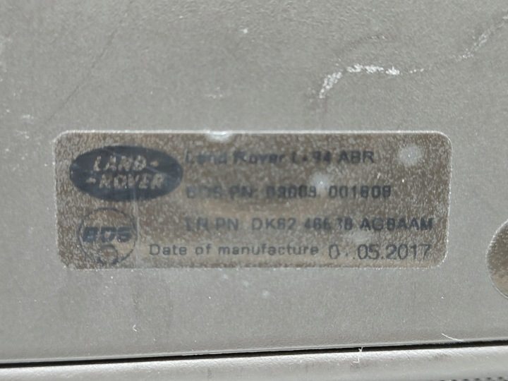 RANGE ROVER SPORT II L494 ШТОРКА БАГАЖНИКА ОРИГИНАЛ 13-22, фото 8