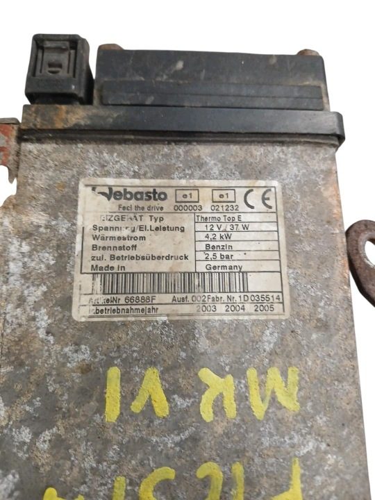WEBASTO ПОДОГРЕВАТЕЛЬ FORD FIESTA MK6 66888F, фото 2