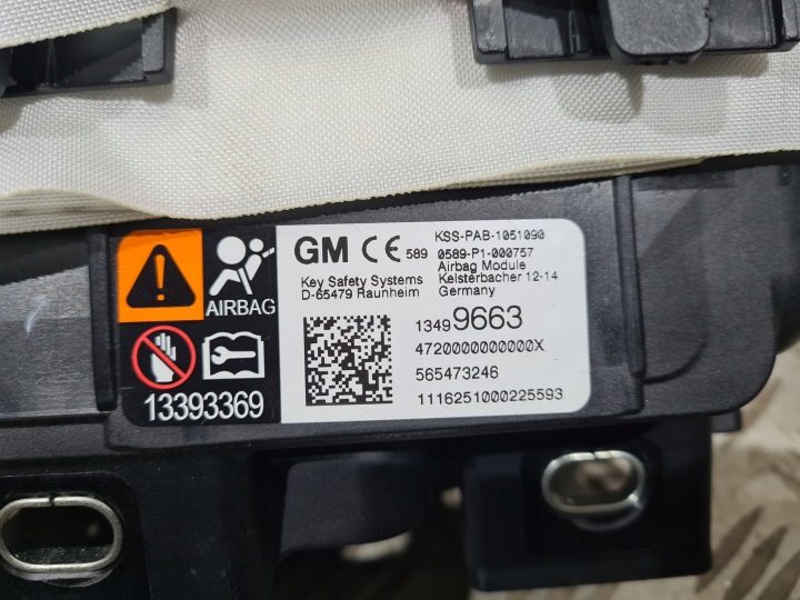 ПОДУШКА БЕЗОПАСНОСТИ AIRBAG ВОДИТЕЛЯ ПАССАЖИРА OPEL ASTRA K, фото 9