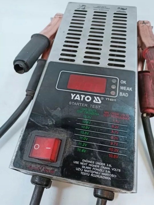 Yato YT-8311 Тестер аккумуляторов цифровой 12V, фото 2