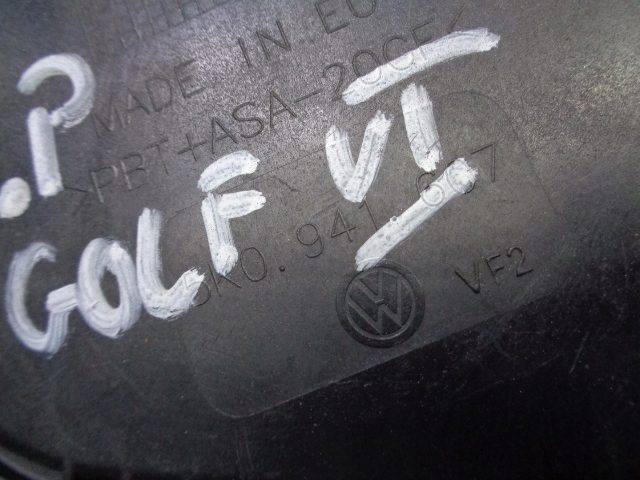 Заглушка крышка фары левая передняя VW Golf VI, фото 3