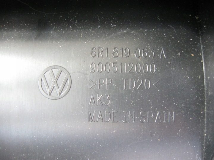 VW POLO 6R 6C ВОЗДУХОВОД ВОЗДУХА 6R1819063A, фото 2