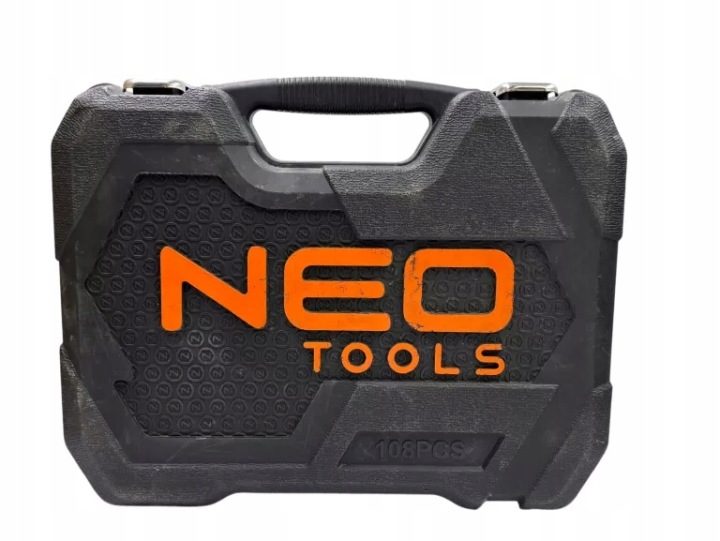 Комплект инструментов NEO TOOLS 108 шт. торцевые головки 1/4" 1/2, фото 4