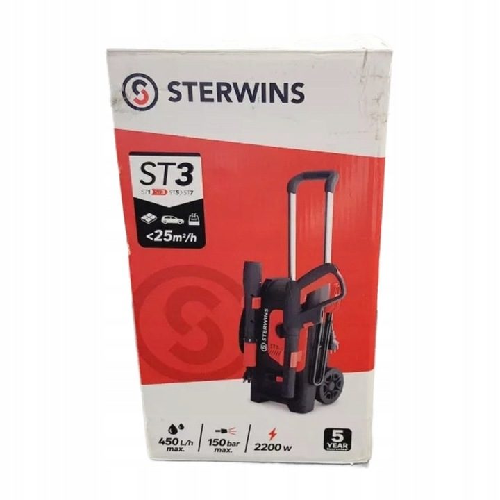 Мойка высокого давления электрическая Sterwins 87651752 2200W 150 бар, фото 1