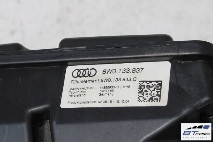 Audi A4 A5 корпус фильтра воздуха 8W0133837 8W0133835 8W0133843C 8W B9 8W0, фото 10