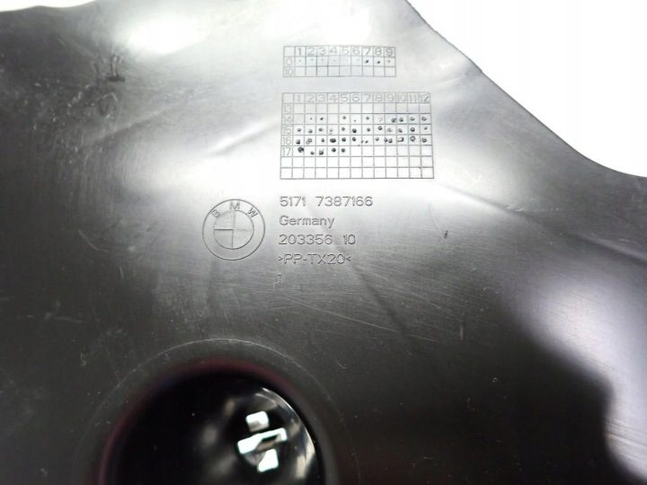 КРЫШКА ВОЗДУХОЗАБОРНИКА ЕВРОПА 7387166 BMW 2 F45 F46 17 г., фото 3