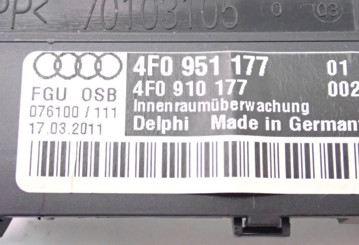 ДАТЧИК ДВИЖЕНИЯ СИГНАЛИЗАЦИЯ 4F0951177 AUDI A6 C6 Q7, фото 7