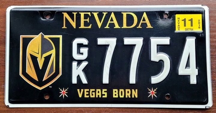 Nevada - табличка номерная с США, фото 1