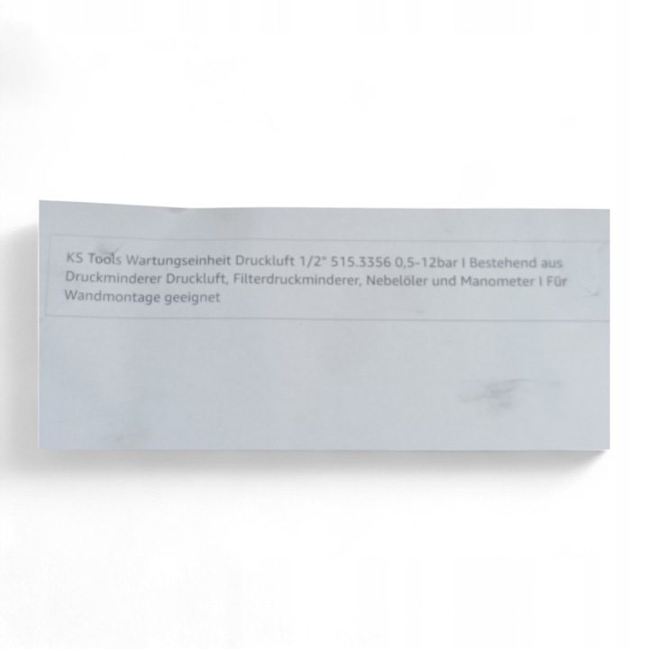 Блок сервисный, technika sprężania воздуха KS Tools 515.3356, фото 7