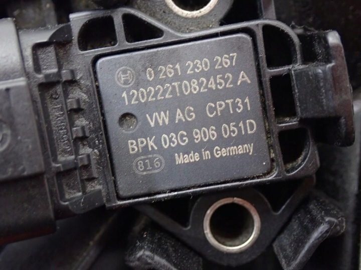 Впускной коллектор 03F129711H VW Polo V 6R 6C Seat Ibiza IV 6J 1.2 TSI CBZ 12 г., фото 8