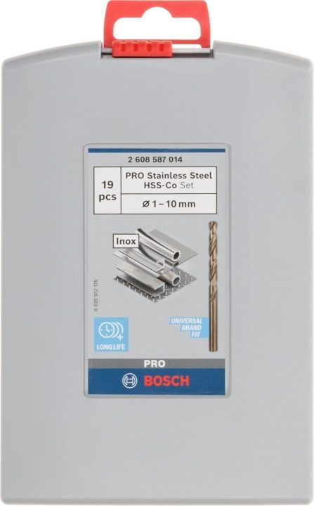 Bosch комплект wiertła для металла 1-10mm HSS-Co 19 шт., фото 3