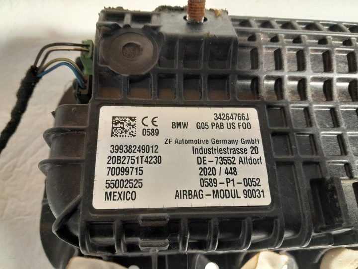 BMW X7 G07 40i X5 G05 X6 ПОДУШКА БЕЗОПАСНОСТИ ВОЗДУШНАЯ ПАССАЖИРА США 9382490, фото 3