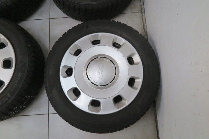 4X колеса диски шины зимние Hankook 175/65/R14 DOT 3314 Fiat 500, фото 5